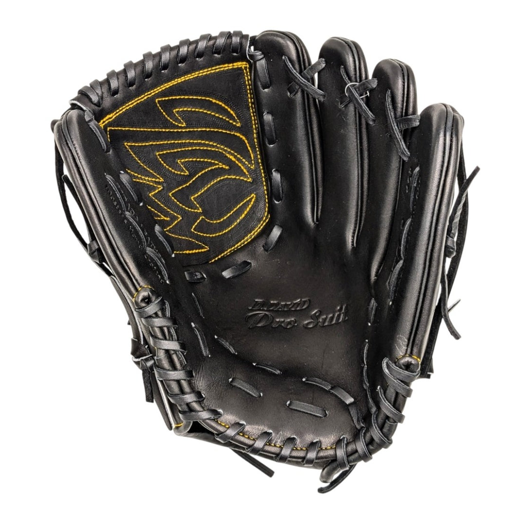 12" David Sports Pro Suit Edition, Solid Web, RHT, Black Japanese Terada Leather