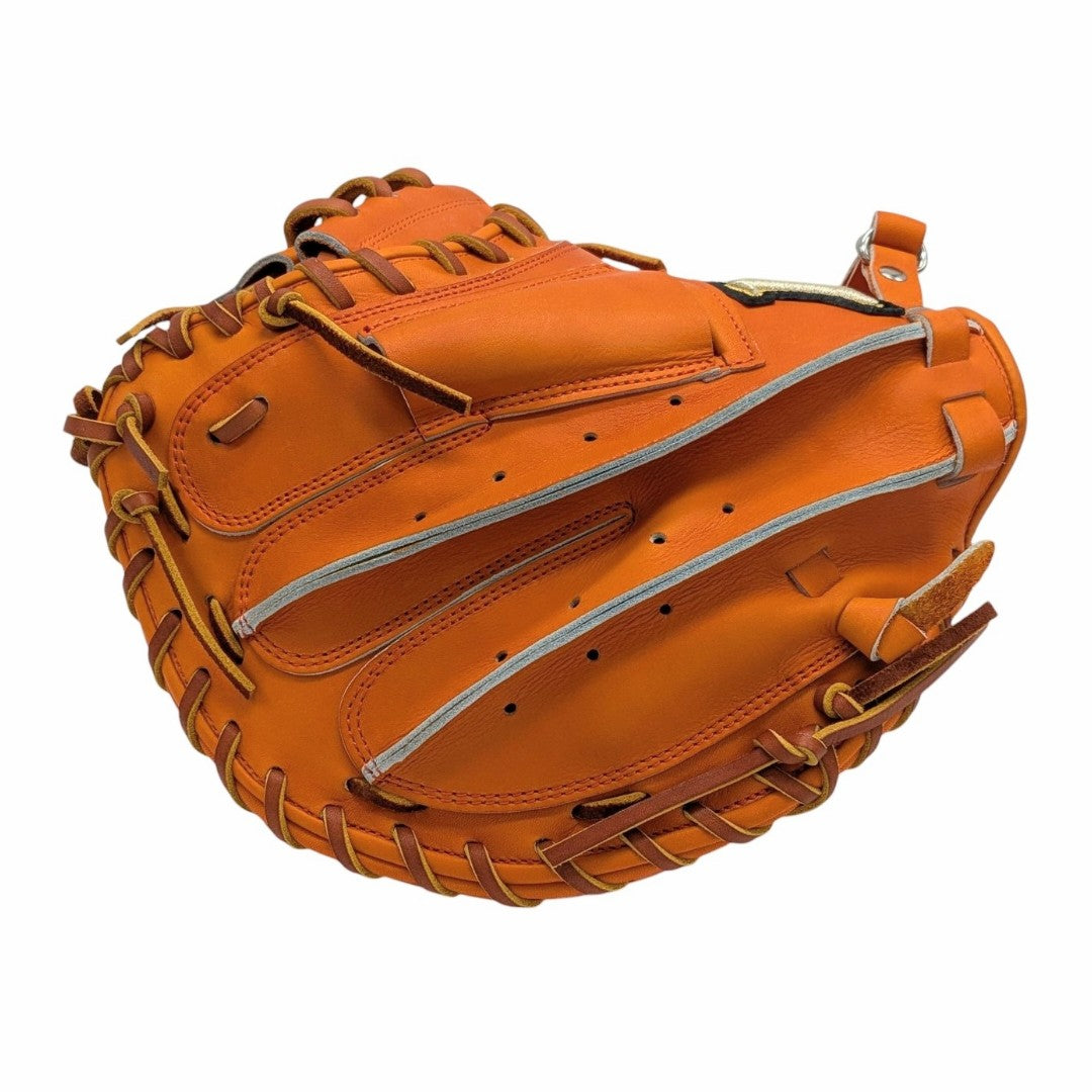 33.5" Atoms Global Line, Catcher's Mitt, RHT, Orange Tan Tereda Wagyu Leather, AGL-201, Orange Tan