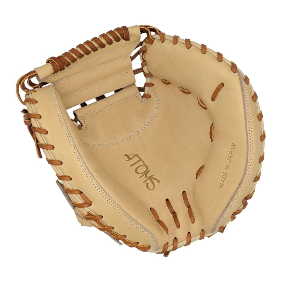 33.5" Atoms Professional Line+, Catcher's Mitt, Camel Uragami Steerhide