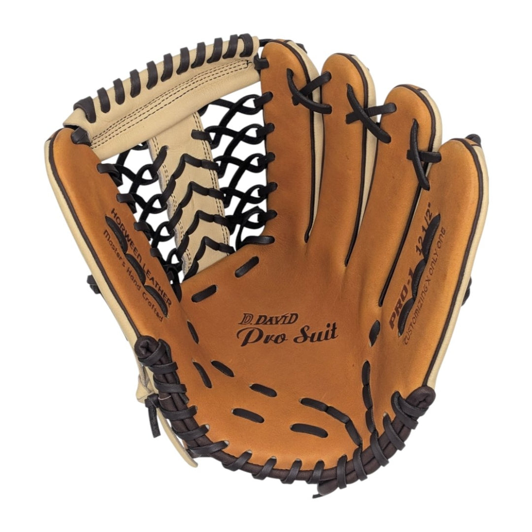 12.5" David Sports Pro Suit Edition,T-Net, RHT, Horween/SETO Texas Steerhide