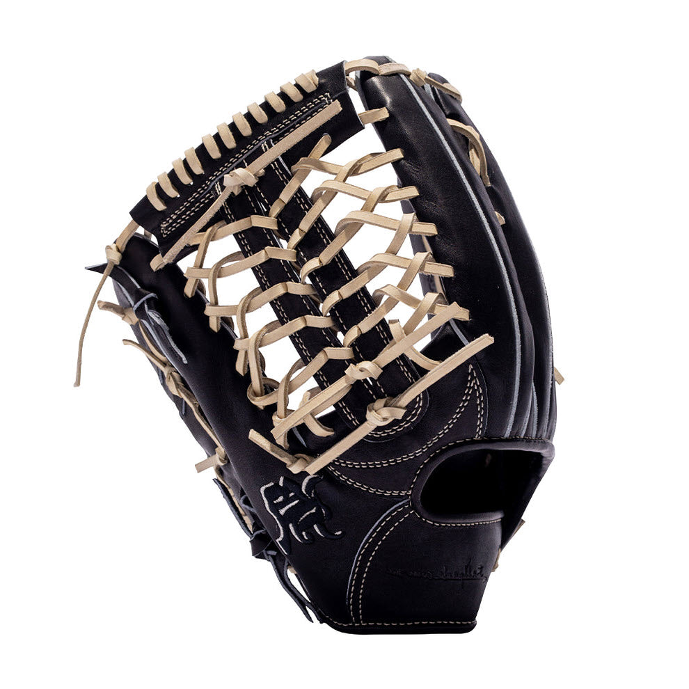 12.75" (32.5 cm) Wagyu JB, T-Net, RHT/LHT, Miyazaki Wagyu Leather, Black, JB23-009BLK