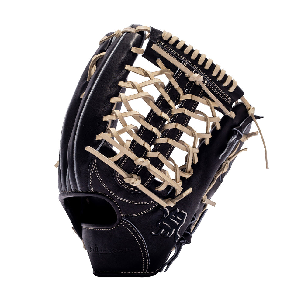 12.75" (32.5 cm) Wagyu JB, T-Net, RHT/LHT, Miyazaki Wagyu Leather, Black, JB23-009BLK