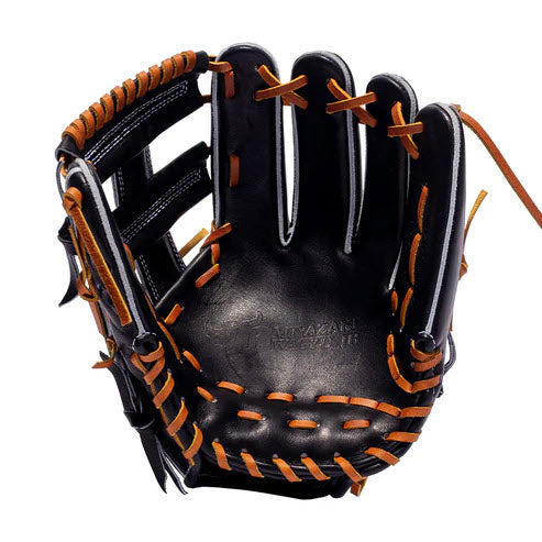 11.2" (28.4 cm) Wagyu JB, Laced Post Web, RHT, Miyazaki Wagyu Leather, Black, JB23-006SBLK