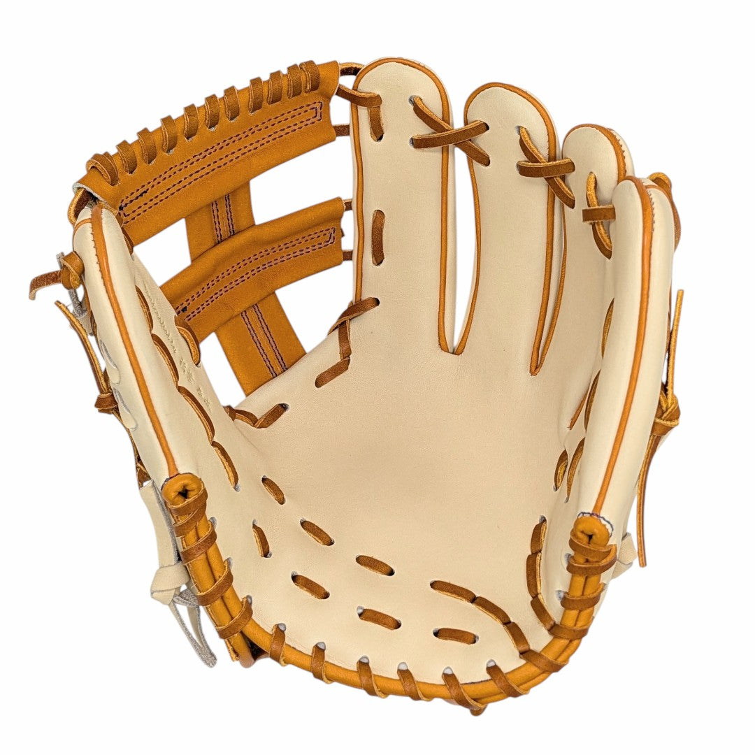 11.5" Inaba,Post Web, RHT, Blonde and Tan Japanese Leather