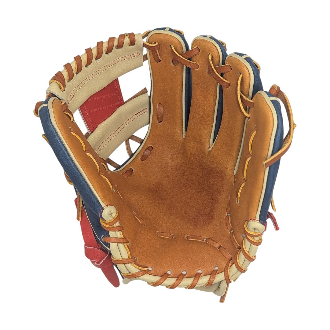11.5" Mack Provisions (MADE-TO-ORDER), USA 250th Special Edition I-Web, RHT, Navy/Biege/Red/Tan Horween