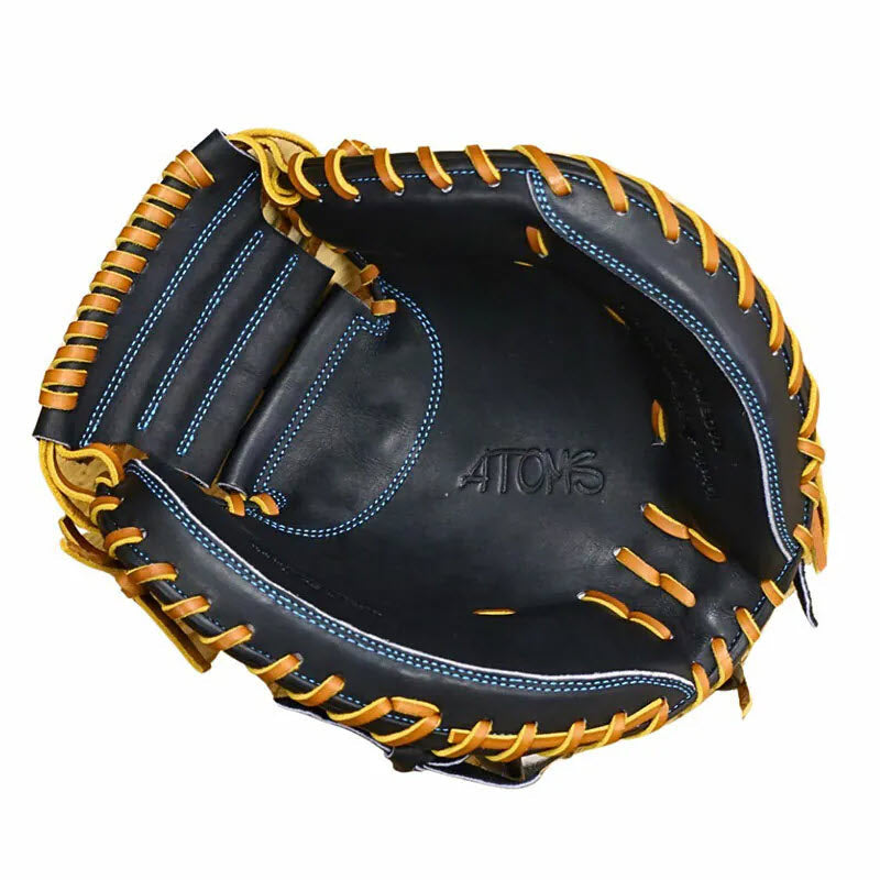 33.5" Atoms Neo Global Line, Catcher's Mitt, RHT, Black Tereda Wagyu Leather, AGL-NE002, Black
