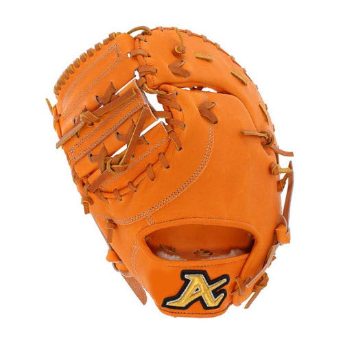 12.8" (32.5 cm) Atoms Advance Line, 1B Mitt, LHT, Goto Wagyu Leather, AKG-GT33, Orange Tan