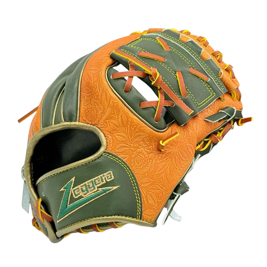 10.63" (27.0 cm) Leggera Taka – One Piece Web - Juteru Ayrshire with Infinity Art Leather – D-Green / Embossed Cork – Yumomi Break-In