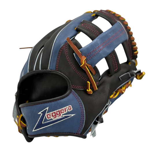 11.02" (28.0 cm) Leggera Taka – Post Web – Juteru Ayrshire Leather – Black / Blue – Yumomi Break-In