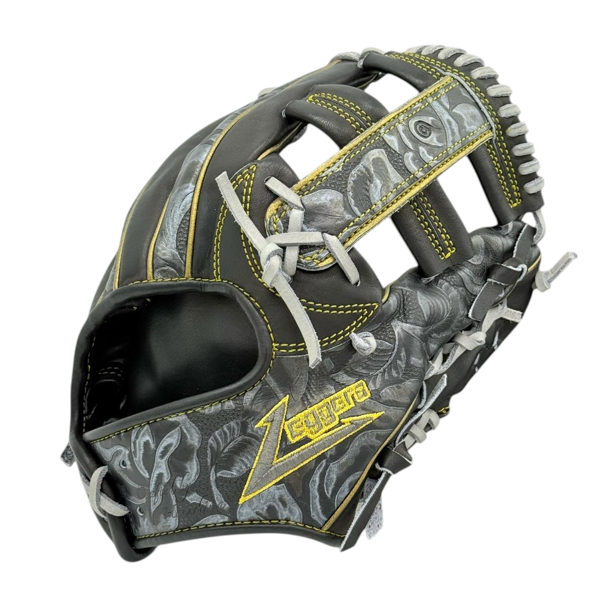 11.22" (28.5 cm) Leggera Taka – Post Web – Juteru Ayrshire with Infinity Art Leather – Black / Embossed Black – Yumomi Break-In