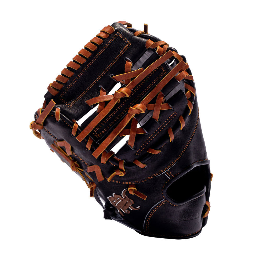 12.75" (32.5") Wagyu JB 1B Mitt, RHT/LHT, Two Piece Web, Miyazaki Wagyu Leather, Black, JB23-003BLK