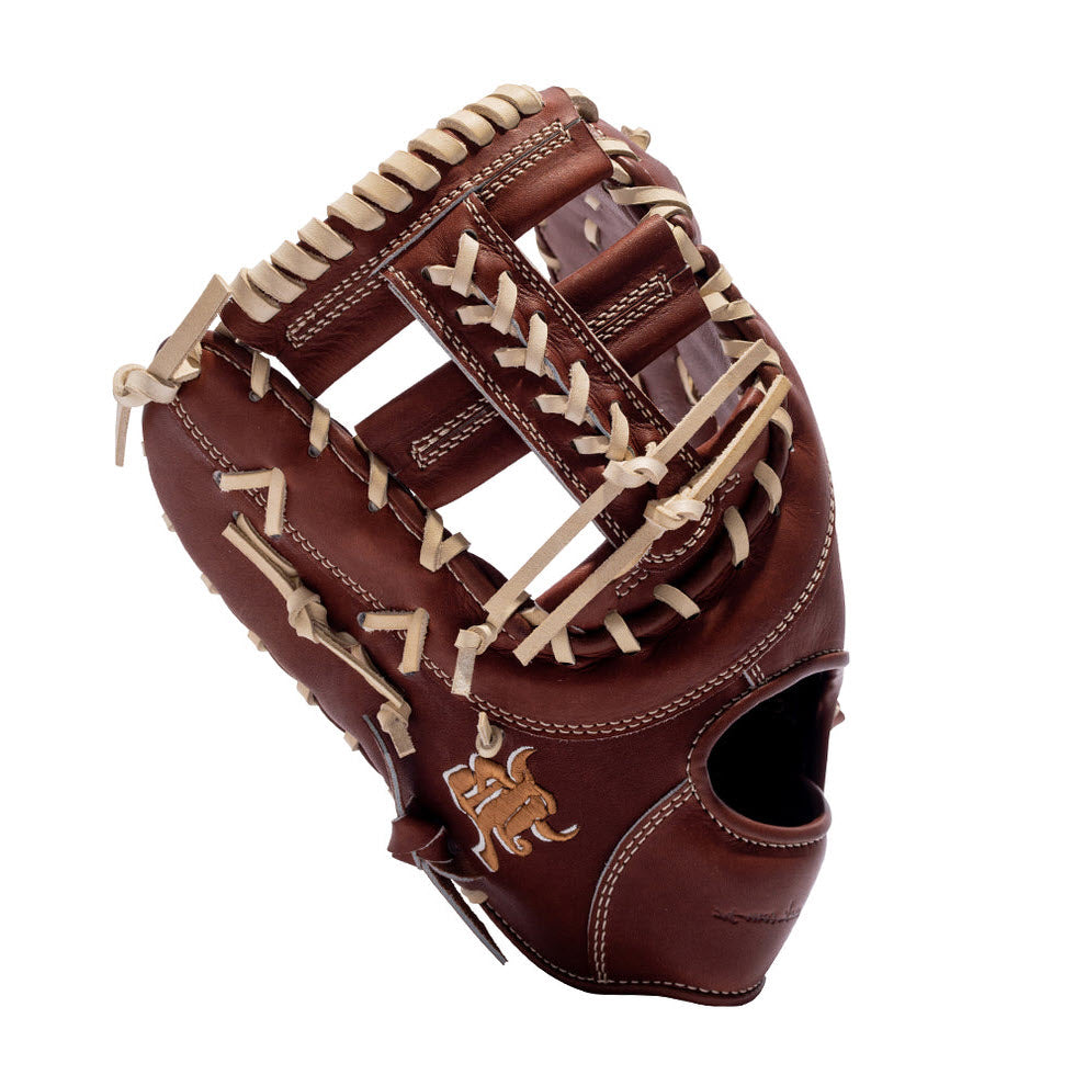 12.75" (32.5") Wagyu JB 1B Mitt, RHT/LHT, Post Web, Miyazaki Wagyu Leather, Brown, JB23-003EBRN