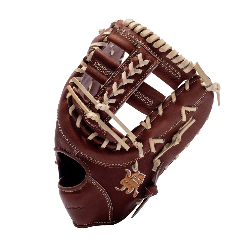 12.75" (32.5") Wagyu JB 1B Mitt, RHT/LHT, Post Web, Miyazaki Wagyu Leather, Brown, JB23-003EBRN