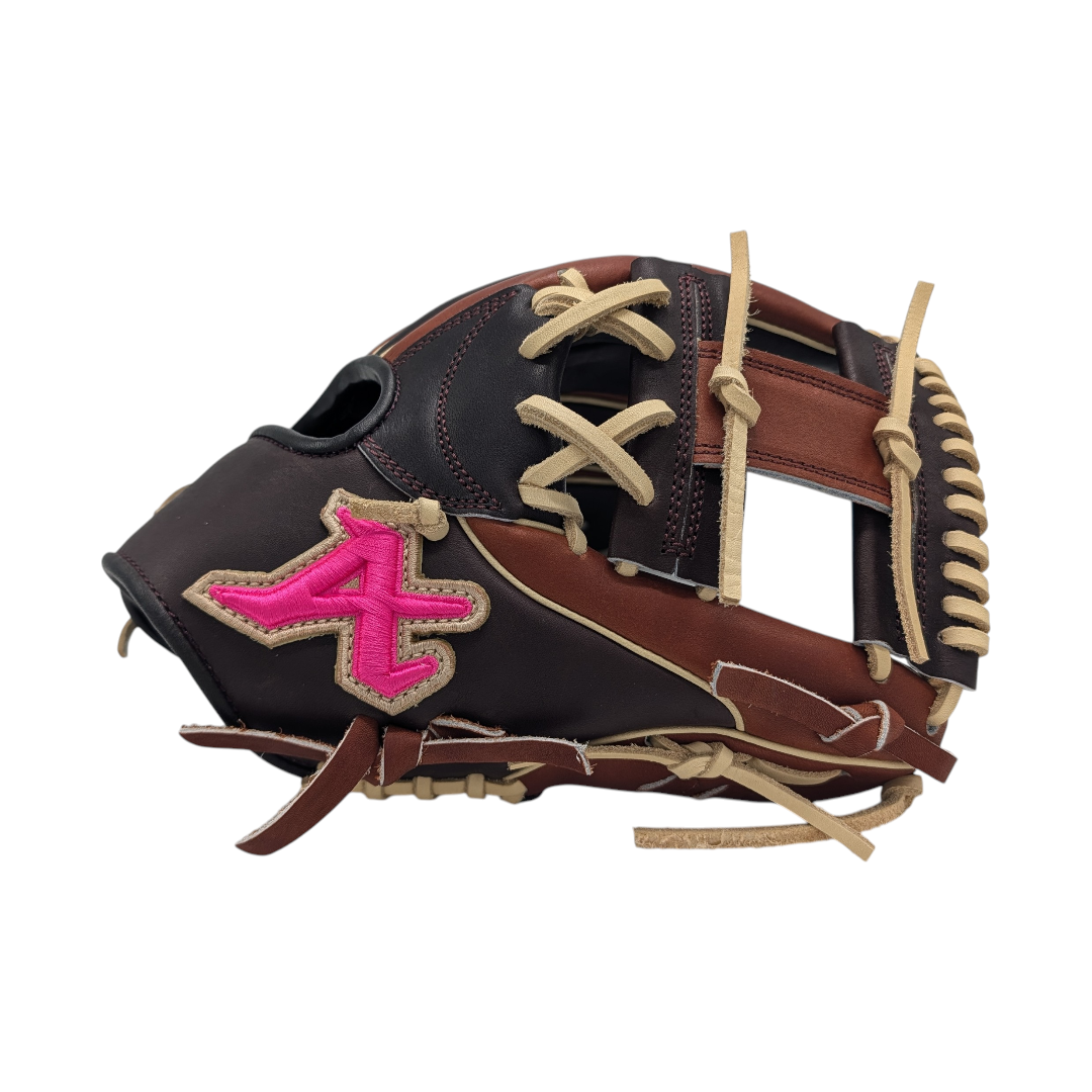 11.5" Atoms US Model, I-Web, RHT, Dark Brown and Chocolate Terada Wagyu