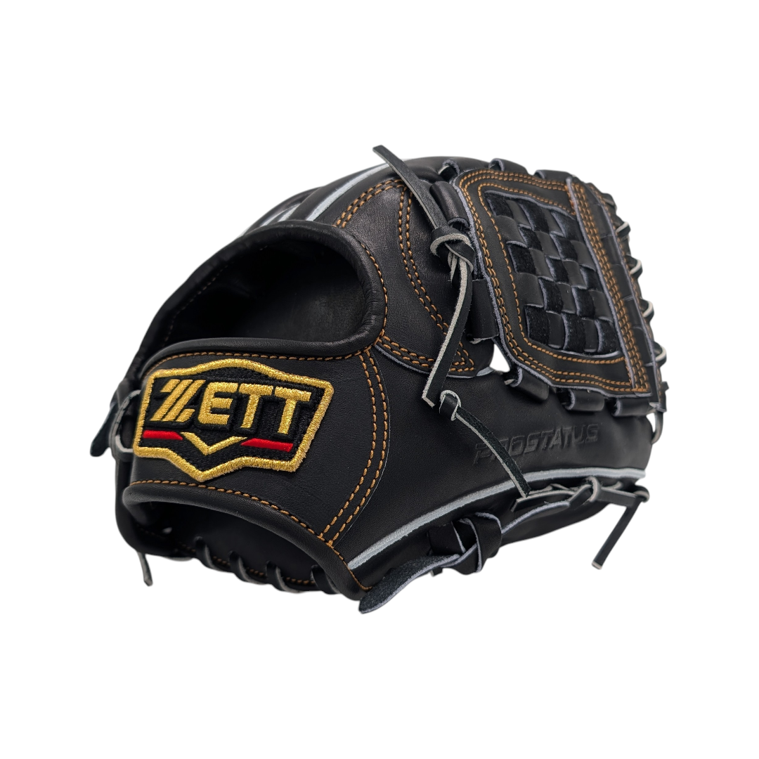 11.5" Zett Prostatus, Basket Web, RHT, Black Japanese Leather