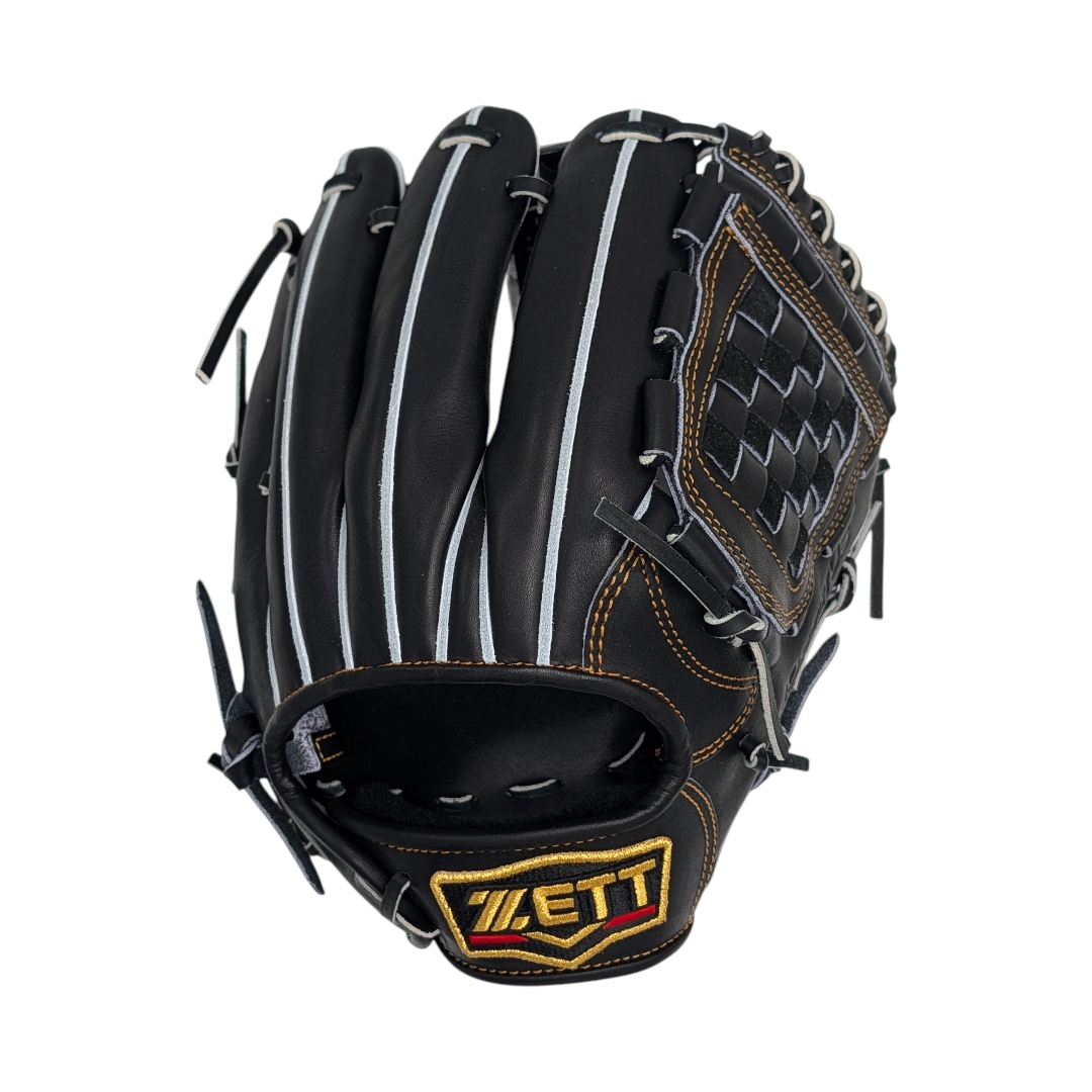 11.5" Zett Prostatus, Basket Web, RHT, Black Japanese Leather