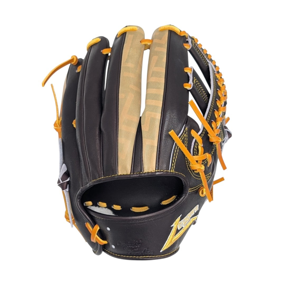 11.75" (30 cm) Leggera Taka – LE-36 Laced Post Web – Juteru Ayrshire Dark Brown / Infinity Art Camel
