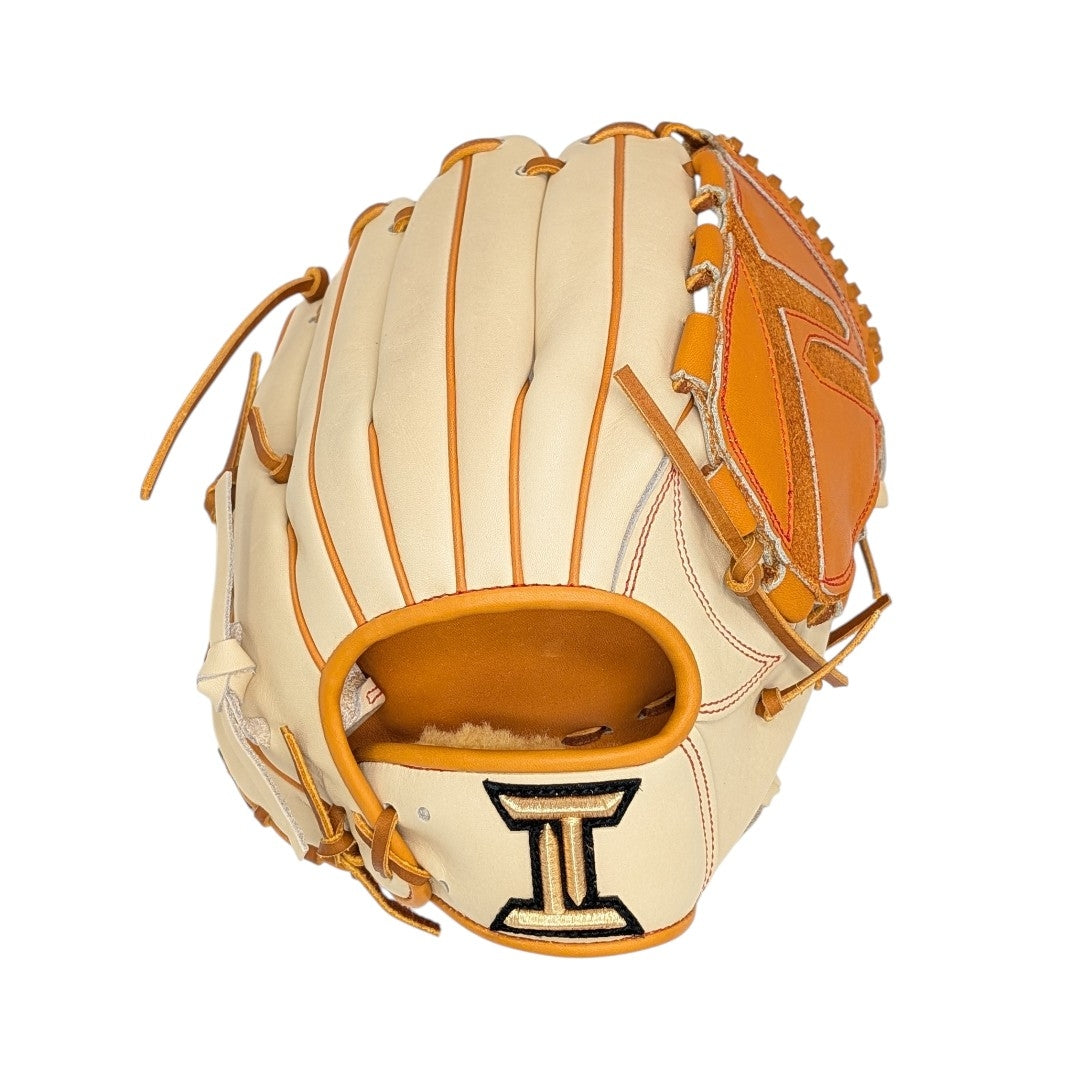 11.75" Inaba, Solid Web, RHT, Camel Japanese Leather, Tan Welting