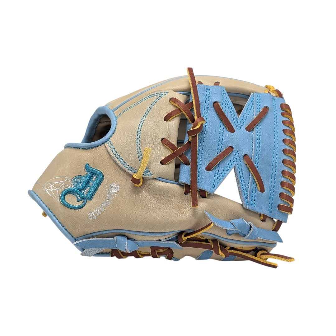 11.25" (28.5 cm) Diamante - X-One Piece Web – Blonde and Sky Blue Juteru Ayrshire