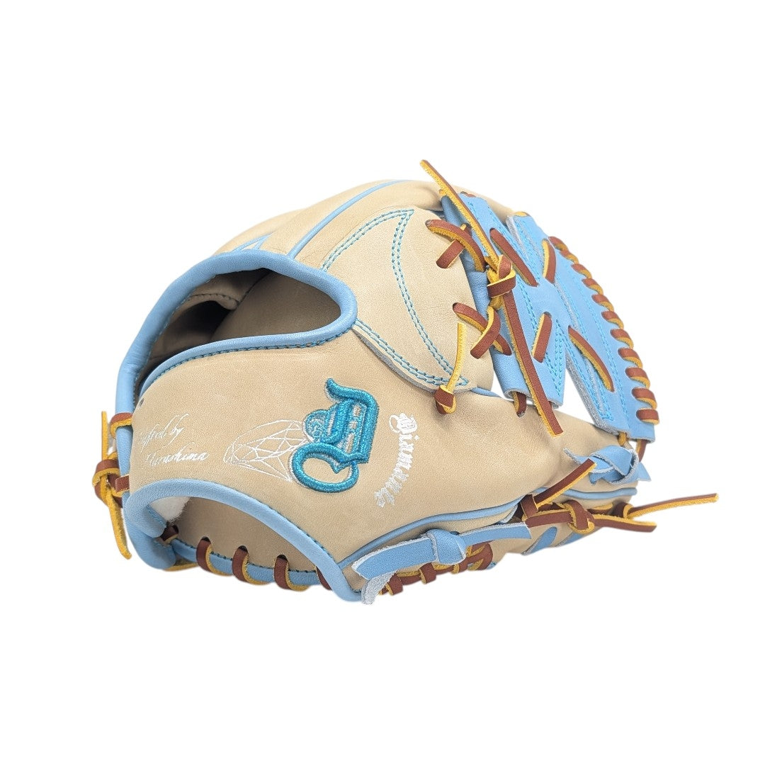 11.25" (28.5 cm) Diamante - X-One Piece Web – Blonde and Sky Blue Juteru Ayrshire