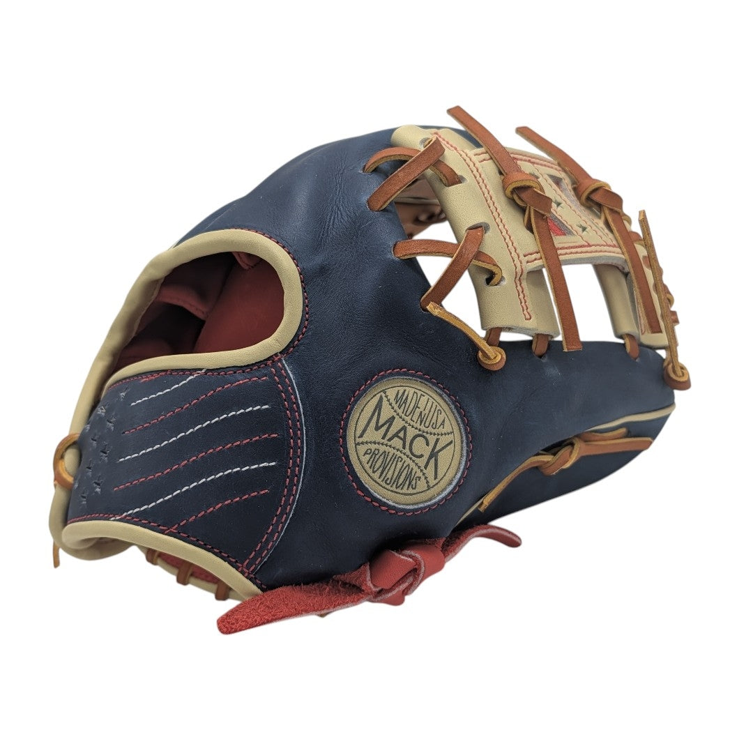 11.5" Mack Provisions (MADE-TO-ORDER), USA 250th Special Edition I-Web, RHT, Navy/Biege/Red/Tan Horween