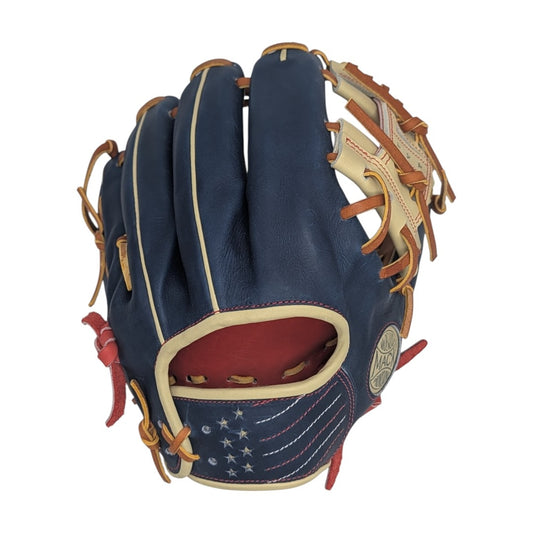 11.5" Mack Provisions (MADE-TO-ORDER), USA 250th Special Edition I-Web, RHT, Navy/Biege/Red/Tan Horween