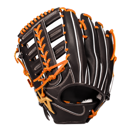 12.5" (32 cm) Atoms Neo Professional Line, Double Laced Post Web, LHT, European Steer Leather, APL-NE702, Dark Brown