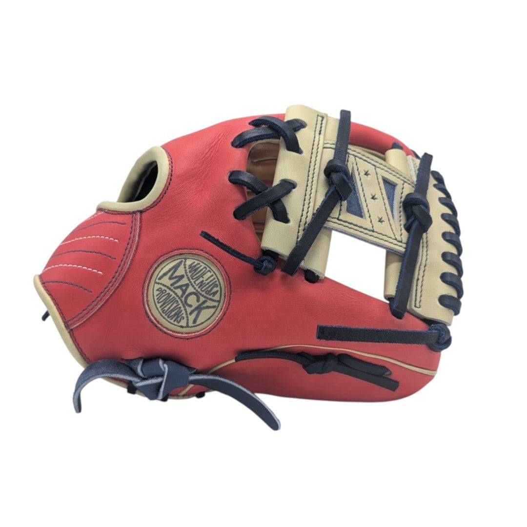 11.5" Mack Provisions (MADE-TO-ORDER), USA 250th Special Edition I-Web, RHT, Red/Biege/Navy/Tan Horween