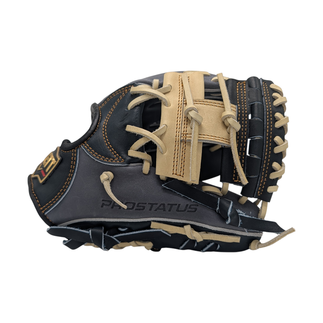 11.5" Zett Prostatus, Hinged I-Web, RHT, Navy and Grey Japanese Leather