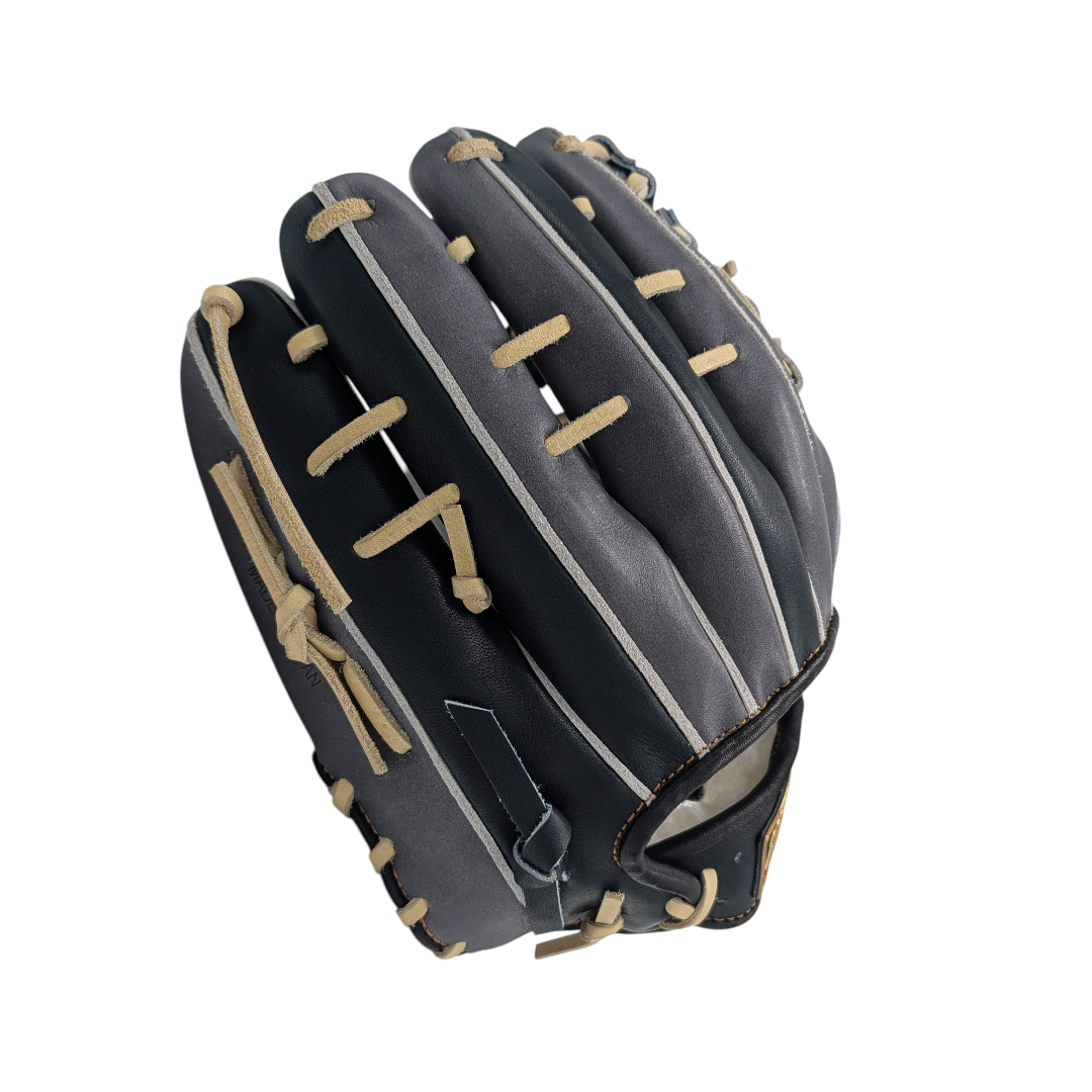 11.5" Zett Prostatus, Hinged I-Web, RHT, Navy and Grey Japanese Leather